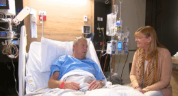 Griffin underwent surgery to remove a quarter of his lung just weeks after he was diagnosed with cancer.