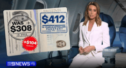 Australian travellers warned over high passport costs