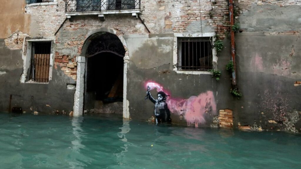 Banksy's 'The Migrant Child' removed for restoration