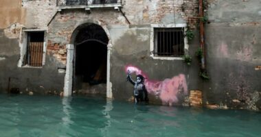 Banksy's 'The Migrant Child' removed for restoration