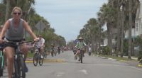 Bikes fill Neptune Beach's First Street for Fourth of July tradition