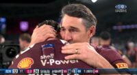 Billy Slater sheds a tear as emotional scenes erupt after Maroons thump Blues to win State of Origin 2025