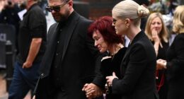 (L-R) Jack Osbourne, Sharon Osbourne and Kelly Osbourne
