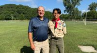Boy Scout helps save tourist on vacation