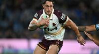 Brisbane Broncos fan's VERY cheeky reference to Kotoni Staggs sex tape during win over Gold Coast Titans