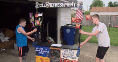 Brothers hosting lemonade stand after Ohio officers shot during ambush