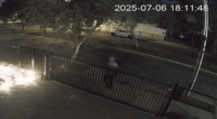 CCTV of a man who allegedly assaulted a woman and young child.