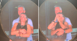 Coldplay Boston concert kiss cam