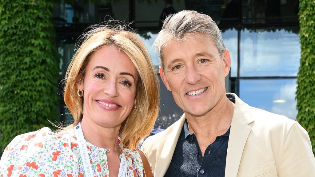 Cat Deeley leads celeb tennis fans on day four of Wimbledon