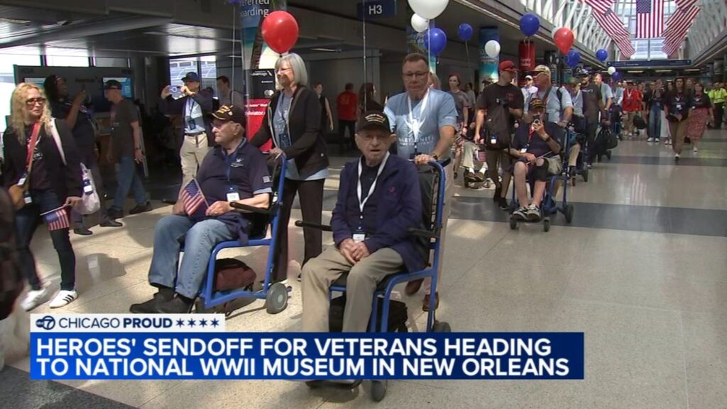Chicago Proud: Glenbard West High School students paired with World War II veterans on trip to national WWII museum in New Orleans