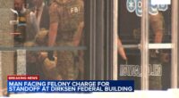 Chicago man Mario Santoyo charged with possession of knife in hours-long standoff at Dirksen Federal Building downtown: officials