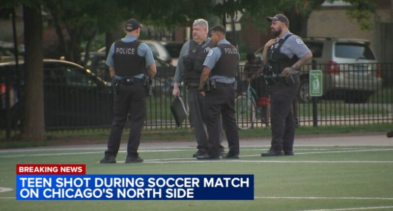 Chicago shooting: 17-year-old boy shot near North Side children's soccer match on West Granville Avenue, police and witnesses say