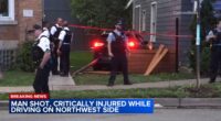 Chicago shooting: Man shot, critically injured while driving on North Kimball Avenue in Avondale, crashes into home, police say