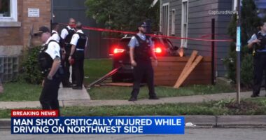 Chicago shooting: Man shot, critically injured while driving on North Kimball Avenue in Avondale, crashes into home, police say