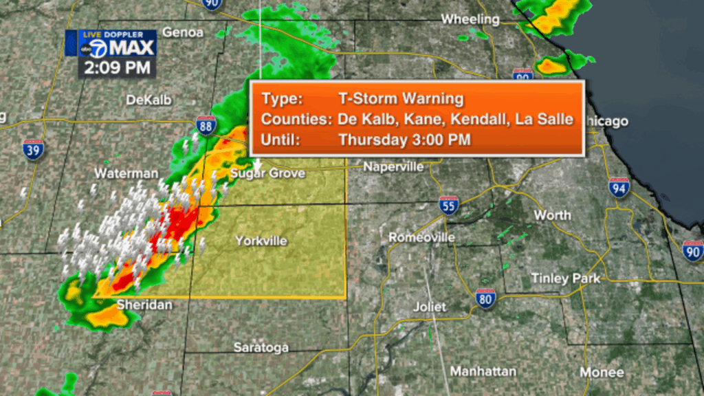 Chicago weather: Heat Advisory remains in effect, thunderstorms possible Thursday with heat index over 100 forecast