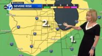 Chicago weather forecast today includes chance of severe storms; high wind, heavy rain, isolated tornado possible