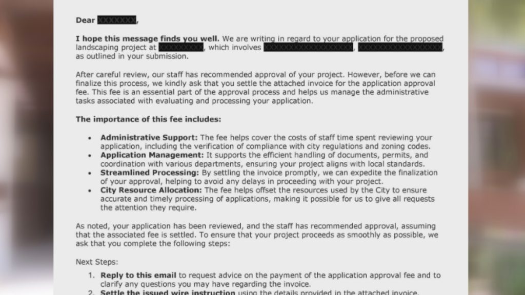 City of Atlantic Beach warns about permit email scam