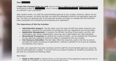City of Atlantic Beach warns about permit email scam