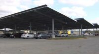 City of Decatur cuts ribbon on new solar canopies at Civic Center