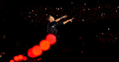 Coldplay's jumbotron captures — what exactly? The internet has its theories