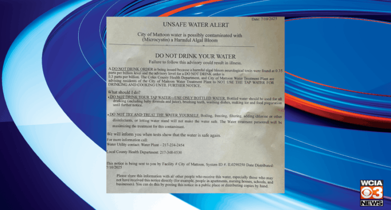 Coles Co. Health Dept. sheds more light on Mattoon algae bloom, still looking for answers