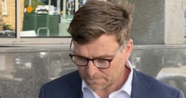Christopher James McCann, 50, appeared in Brisbane Arrest Court on Monday to apply for bail after being charged with one count of using the internet to procure children aged under 16.