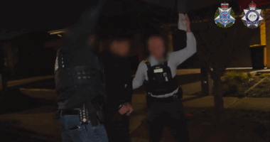 The man is expected to be questioned over his involvement in the firebombing attack.
