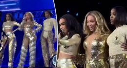 Destiny’s Child shocks fans by reuniting for first performance in 7 years at Beyoncé’s final ‘Cowboy Carter’ show