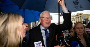 Gareth Ward arrives at the Darlinghurst Courthouse in Sydney, Wednesday, July 30, 2025.