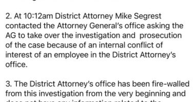 District attorney recuses himself from capital murder case in east Alabama after citing conflict of interest