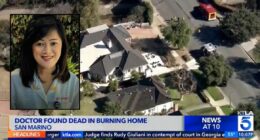 Doctor found dead in house fire was killed by husband: DA