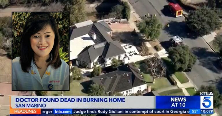 Doctor found dead in house fire was killed by husband: DA