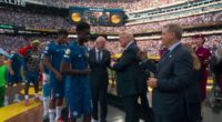 Donald Trump is SNUBBED by one Chelsea star, who dodges handshake with the US President at Club World Cup trophy presentation