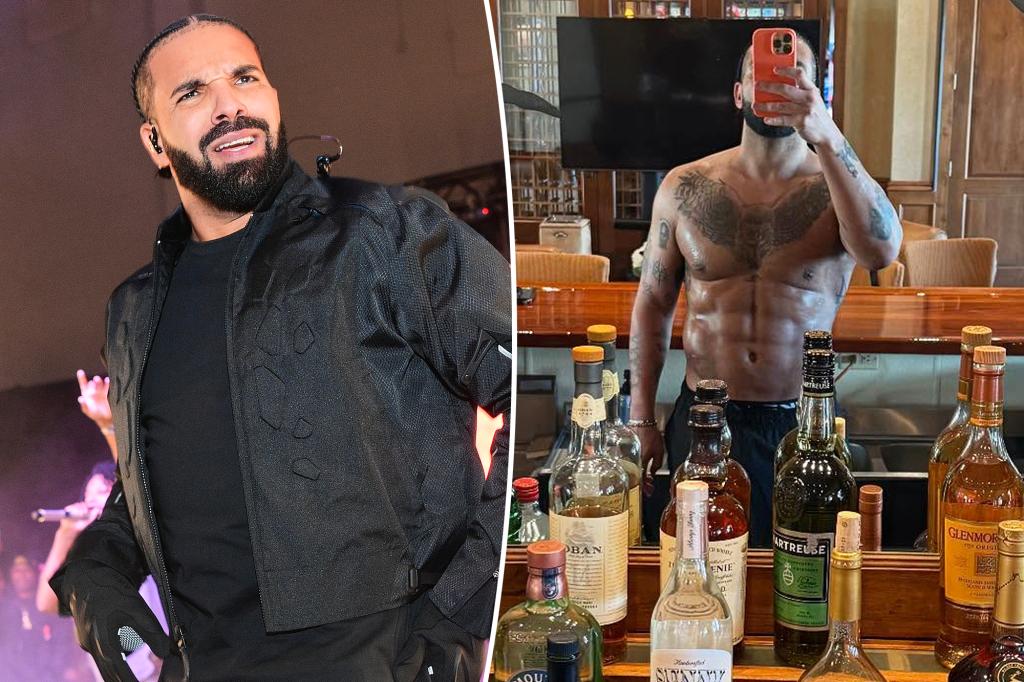 Drake mercilessly roasted for ‘fake’ six-pack abs: ‘Arms and chest sold separately’