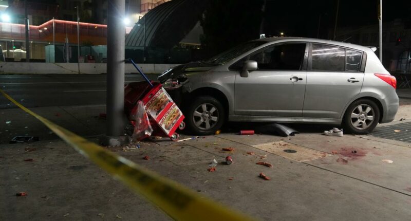 Driver faces 37 felony charges in LA nightclub ramming