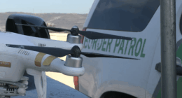 Drones apprehend people coming to the border
