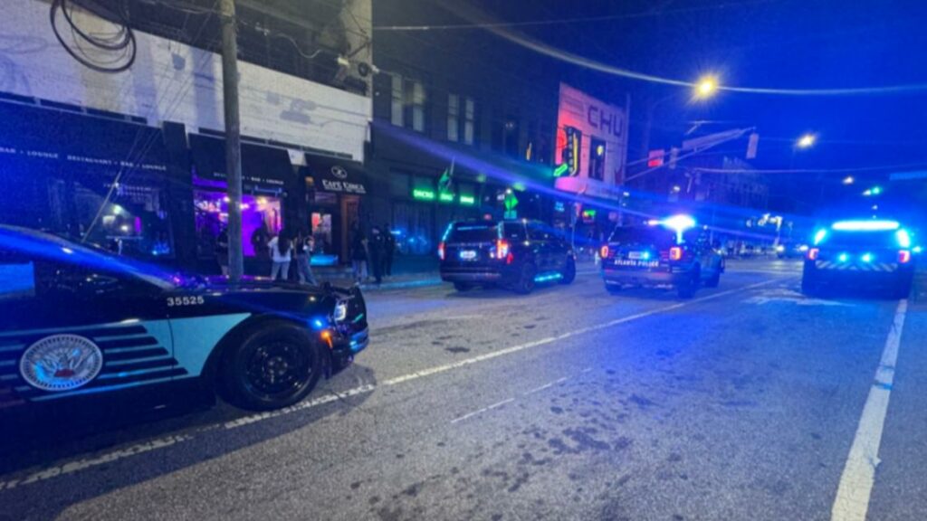 Edgewood Avenue Atlanta mass shooting 1 killed 10 others wounded