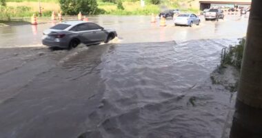 Elmhurst flooding today: Storm brings heavy rain to west suburb, floods buildings, homes and streets, prompting road closures