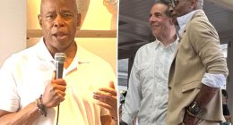 Eric Adams, Andrew Cuomo both in Hamptons over July Fourth weekend at same hotspot as mayor fundraises and Cuomo ‘mulls’ run