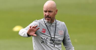 Erik ten Hag fiercely shuts down key player's exit to Premier League - as ex-Man United boss tries to stop Bayer Leverkusen side being stripped bare
