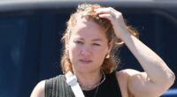Erika Christensen Shows Off Armpit Hair While Out and About in L.A.