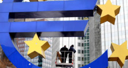 European economy sees growth of only 0.1% as scramble to get ahead of US tariffs goes into reverse