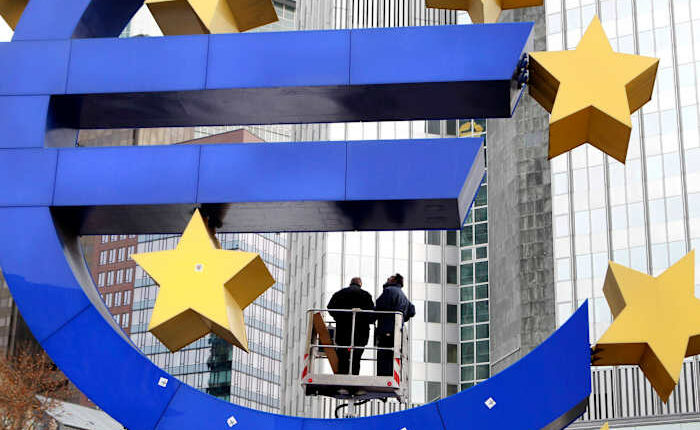European economy sees growth of only 0.1% as scramble to get ahead of US tariffs goes into reverse