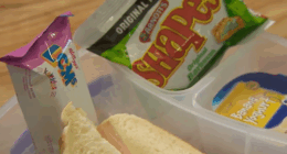 A child's lunchbox.