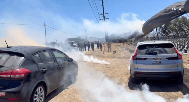 Farmworkers detained, tear gas deployed at protesters in immigration raid