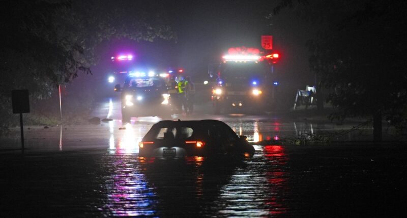 Flash flooding and dangerous travel conditions hit East Coast