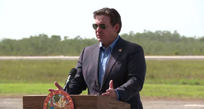 Florida Gov. DeSantis defends conditions at Alligator Alcatraz