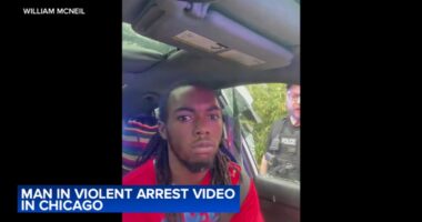 Florida man William McNeil Jr., seen in violent arrest video, speaks with attorneys on new angle at Chicago conference