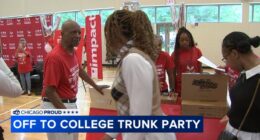 Former Illinois Secretary of State Jesse White hosts 11th annual 'Off to College Trunk Party' for Chicago high school graduates