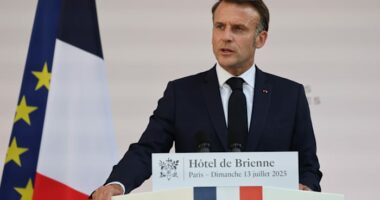 French President Macron announces 6.5 billion euros in extra military spending in next two years